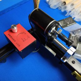 drill motor lathe attachment for repairs pool cue tips clean sand retaper rewrap 